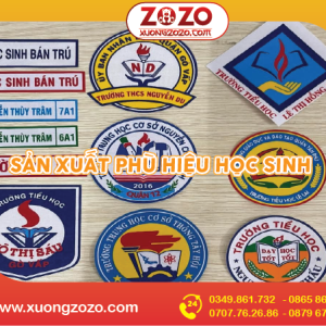 In logo phù hiệu ủi lên áo