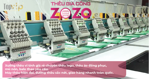 Xưởng Thêu Vi Tính Quận 12 Giá Tốt | Xưởng ZoZo