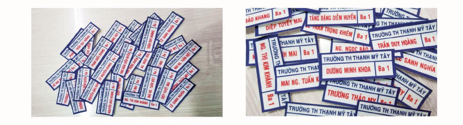 In logo phù hiệu ủi lên áo